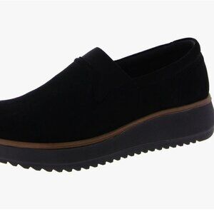 Clarks Collection Women's Zylah Sky Loafer Black Suede